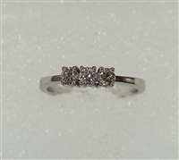 Anello Bibò Gioielli Donna Trilogy in Oro bianco Diamante 0.33 Ct ANC33D - ANC33D